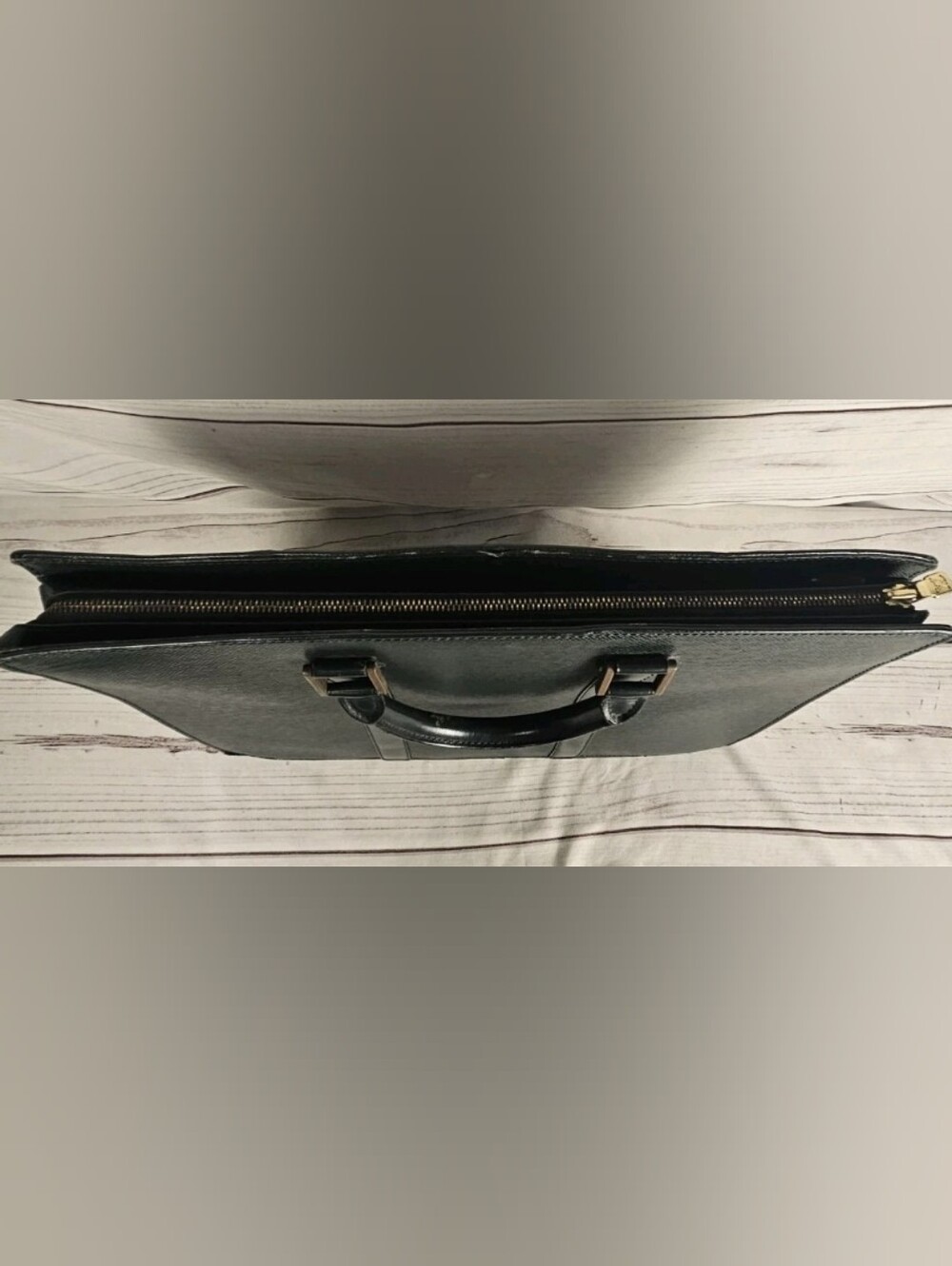 Authentic Vintage Louis Vuitton Taiga Buisness Bag Mens LV Briefcase - Picture 9 of 16
